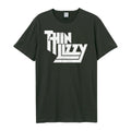 Charcoal - Front - Amplified Unisex Adult Thin Lizzy Logo T-Shirt