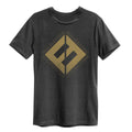 Charcoal - Front - Amplified Unisex Adult Concrete & Gold Foo Fighters T-Shirt