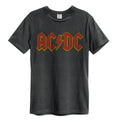 Charcoal - Front - Amplified Unisex Adult AC-DC Logo T-Shirt