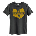 Charcoal - Front - Amplified Unisex Adult Wu-Tang Clan Logo T-Shirt