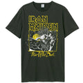 Charcoal - Front - Amplified Unisex Adult Yellow Iron Maiden T-Shirt