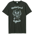 Charcoal - Front - Amplified Unisex Adult England Motorhead T-Shirt