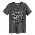 Charcoal - Front - Amplified Unisex Adult Snaggletooth Crest Motorhead T-Shirt