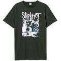 Charcoal - Front - Amplified Unisex Adult Eyes Slipknot T-Shirt