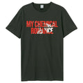 Charcoal - Front - Amplified Unisex Adult My Chemical Romance Logo T-Shirt