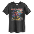 Charcoal - Front - Amplified Unisex Adult Run To The Hills Iron Maiden T-Shirt