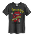 Charcoal - Front - Amplified Unisex Adult Tattoo The Rolling Stones T-Shirt