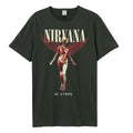 Charcoal - Front - Amplified Unisex Adult In Utero Nirvana T-Shirt