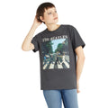 Charcoal - Side - Amplified Unisex Adult Abbey Road The Beatles T-Shirt