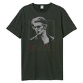 Charcoal - Front - Amplified Unisex Adult ´80 Era David Bowie Crew Neck T-Shirt