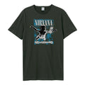 Charcoal - Front - Amplified Unisex Adult Nevermind Nirvana T-Shirt