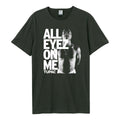 Charcoal - Front - Amplified Unisex Adult All Eyes On Me Tupac Shakur T-Shirt