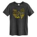 Charcoal - Front - Amplified Unisex Adult Graffiti Wu-Tang Clan Logo T-Shirt