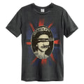 Charcoal - Front - Amplified Unisex Adult God Save The Queen Sex Pistols Crew Neck T-Shirt