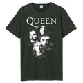 Charcoal - Front - Amplified Unisex Adult Autographs Queen T-Shirt