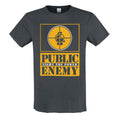 Charcoal - Front - Amplified Unisex Adult Fight The Power Public Enemy T-Shirt