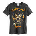 Charcoal - Front - Amplified Unisex Adult Bronze England Motorhead T-Shirt