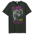 Charcoal - Front - Amplified Unisex Adult Tour 77 Blondie T-Shirt