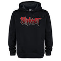 Black - Front - Amplified Unisex Adult Slipknot Logo Hoodie