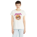 Vintage White - Back - Amplified Womens-Ladies Neon Sun Metallica T-Shirt