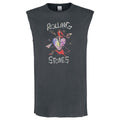 Charcoal - Front - Amplified Unisex Adult Hackney Diamonds The Rolling Stones Sleeveless Tank Top