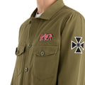 Khaki Green - Side - Amplified Mens Slayer Military Overshirt