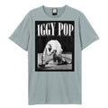 Strange Blue - Front - Amplified Unisex Adult Pop On Stage Iggy Pop T-Shirt