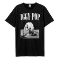 Black - Front - Amplified Unisex Adult Pop On Stage Iggy Pop T-Shirt