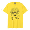 Yellow - Front - Amplified Mens Line Art Crest Queen T-Shirt