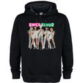 Black - Front - Amplified Unisex Adult Split Colour Girls Aloud Hoodie