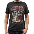 Charcoal - Back - Amplified Unisex Adult One Night Only Motorhead T-Shirt