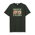 Charcoal - Front - Amplified Unisex Adult Money Talks AC-DC T-Shirt