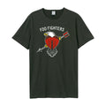 Charcoal - Front - Amplified Unisex Adult Eagle Tattoo Foo Fighters T-Shirt