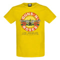 Yellow Raven - Front - Amplified Unisex Adult Vintage Bullet Guns N Roses T-Shirt