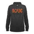 Slate Grey - Front - Amplified Unisex Adult AC-DC Logo Hoodie