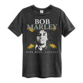 Charcoal - Front - Amplified Unisex Adult Nine Mile Bob Marley T-Shirt