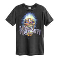 Charcoal - Front - Amplified Unisex Adult Chomp Iron Maiden T-Shirt