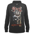 Slate - Front - Amplified Unisex Adult Here Comes Papa Ghost Hoodie