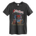 Charcoal - Front - Amplified Unisex Adult Defenders Of The Faith Judas Priest T-Shirt