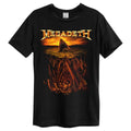 Black - Front - Amplified Unisex Adult Shark Nukes Megadeth T-Shirt