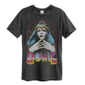 Charcoal - Front - Amplified Unisex Adult Sphinx David Bowie T-Shirt