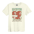 Vintage White - Front - Amplified Unisex Adult Japan Poster Led Zeppelin T-Shirt