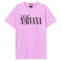 Pink - Front - Amplified Unisex Adult In Utero Nirvana T-Shirt