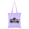 Lilac - Front - Grindstore Everything Sucks Tote Bag