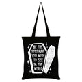 Black-White - Front - Grindstore Be The Strange You Wish To See In The World Tote Bag