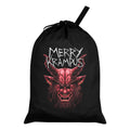 Black-Red-White - Front - Grindstore Merry Krampus Santa Sack