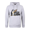 Grey - Front - Psycho Penguin Mens Just Not A People Person Hoodie