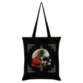 Black - Front - Grindstore Cranial Rose Tote Bag