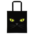 Black - Front - Grindstore Cats Eyes Tote Bag