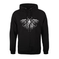 Black - Front - Unorthodox Collective Mens Skeletal Butterfly Hoodie